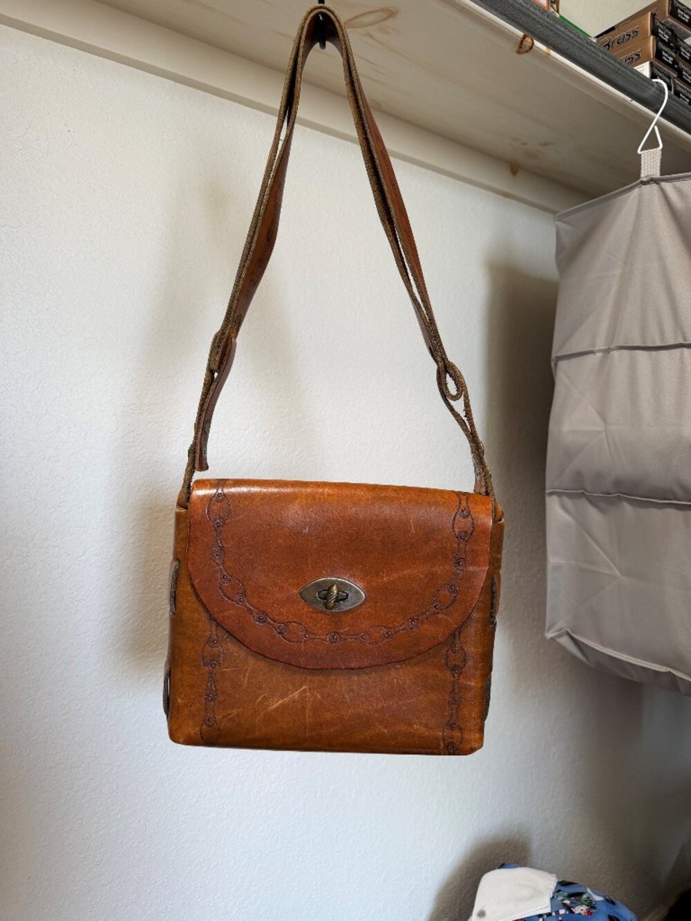 Western/Bohemian Leather Purse